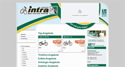 Desktop Screenshot of intra-radsport.de